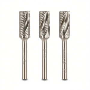 Fresa Rotativa Cilíndrica TTAKE de Carburo Sólido, 12.7 mm de Diámetro, 25 mm de Longitud, Vástago de 6 mm para Grabado en Metal y Madera - Product Image 2