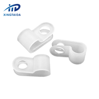 Prix de gros 1/4 pouces R Type Serre-câble P Type Clips de câble en plastique et nylon Serre-câbles électriques