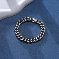 Bracelet Chunky Resoul en Acier Inoxydable, Style Cubain, pour Hommes, Accessoires Punk, Chaînes, Bijoux en Gros de Chine