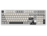 Clavier de jeu sans fil X98 RGB rétroéclairé 2,4 GHz avec interface USB, touches entièrement programmables et interrupteurs mécaniques, 102 touches