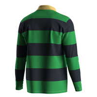 Essentials Piqué de polyester tissé à coupe régulière pour polo à rayures pour golf et rugby Tissu anti-rides pour homme
