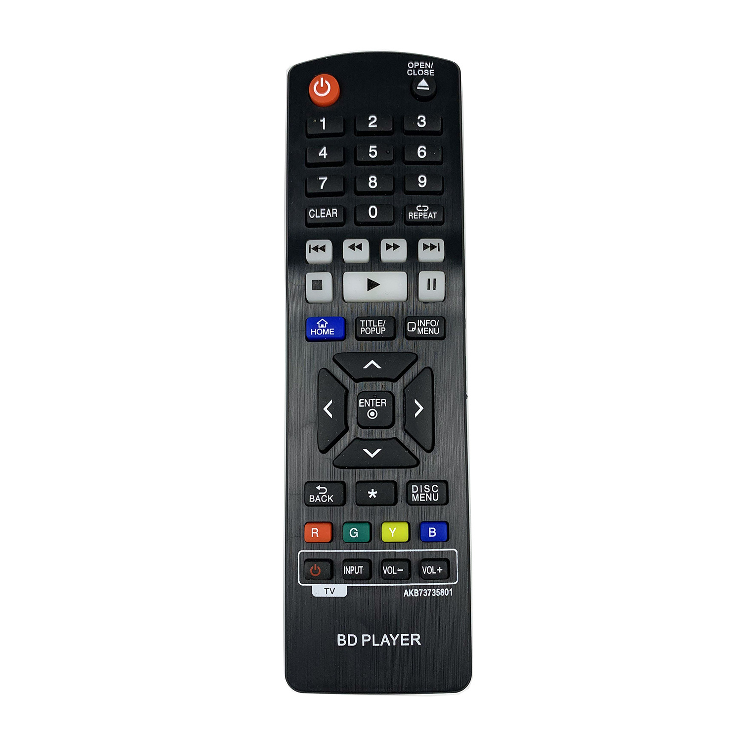 New Bingostyle AKB73735801 Fixed <strong>Code</strong> Plastic <strong>Remote</strong> for <strong>Blu</strong>-<strong>Ray</strong> Disc Player