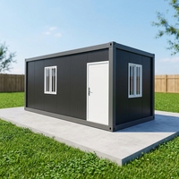 Maison modulaire en conteneur prête à être expédiée, logement préfabriqué détachable pour chantier et hébergement de projets