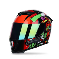 Nouveau casque de moto modulaire rabattable intégral avec matériaux PC/ABS/PP