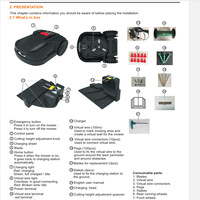 Tondeuse à gazon robotisée électrique Morgen, modèle L600, puissance nominale 85W, batterie sans fil, autopropulsée, mini tondeuse à gazon, vente en gros