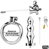Plug anal en métal, jouet sexuel anal fétichiste, dispositif de chasteté, dilatateur anal en acier inoxydable, jeu BDSM, stimulation anale, jouets sexuels gays