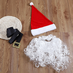 Paquete de 5 Disfraces de Santa Claus de Lujo para Adultos, Traje de Santa Claus de Franela, Disfraz Navideño para Fiestas de Navidad y Decoración Festiva - Product Image 5