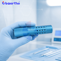 Boîte de Stérilisation Professionnelle pour Embouts de Perceuse Orthopédique Vétérinaire – Étui de Rangement pour Embouts de Perceuse Osseuse Chirurgicale pour Animaux de Compagnie