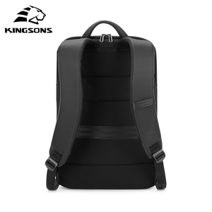 Puerto de carga USB Mochila negra Fabricante OEM personalizado Mochilas portátiles impermeables de gran capacidad para hombres Viajes de negocios - Product Image 4