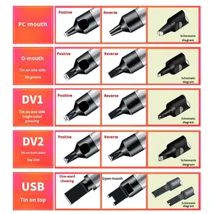 Máquina de Soldadura Automática, Punta de Soldador USB 911G MicroA, Cable de Soldadura de Cabeza Plana Macho, Personalización No Estándar - Product Image 2