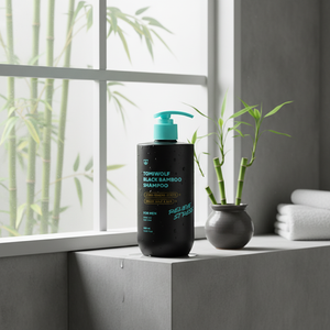 [ROOICELL] Shampooing K-Beauty TOMIWOLF au Bambou Noir 500ml pour la perte de cheveux, Soin des follicules et Traitement du cuir chevelu - Product Image 3