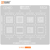 Pochoir de reboulage AMAOE de haute précision pour la réparation de processeurs de smartphones Android Kirin HiSilicon Snapdragon Dimensity Qualcomm SDM/MTK