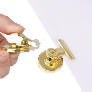 <span class=keywords><strong>Clip</strong></span> Magnético Resistente Color Dorado para Refrigerador, Pizarra Blanca - Product Image 5