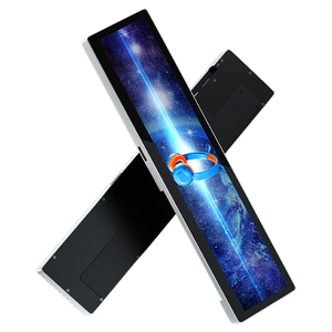 Treo Tường 15.1 Inch Sản Xuất Thương Mại Cấp Taxi/Bán Lẻ/Bán Hàng Tự Động/Sân Bay Quảng Cáo Hiển Thị <span class=keywords><strong>LCD</strong></span> Kéo Dài Bar Sceeen - Product Image 3
