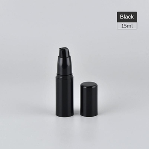 LingKa LK01 Plastic <b>Vacuum</b> Bottle 15-80ml PP White Long Neck Airless <b>Pump</b> Cylinder Shape Press Emulsion Cosmetic Filling Bottle - Product Image 1