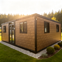 Maison conteneur extensible à économie d'énergie, bonne isolation thermique pour camp de travail en montagne froide