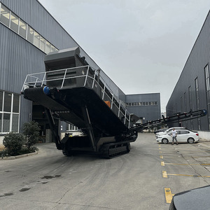 Crawler Type Heavy Duty Screening Plant Station for Sale Capacity 60-300 T/h Tracked Mobile <b>Vibrating</b> <b>Screen</b> Price - Product Image 3