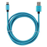 Câble de charge rapide USB-A vers Micro USB/Type-C BJC en nylon tressé 2A, conducteur en cuivre pur, alliage d'aluminium pour