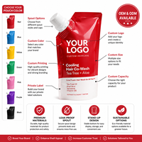 Pochette Doypack Personnalisée Imprimée Qualité Alimentaire en PE pour Emballage Liquide (Lait, Eau, Jus) avec Logo Personnalisé et Caractéristique Recyclable