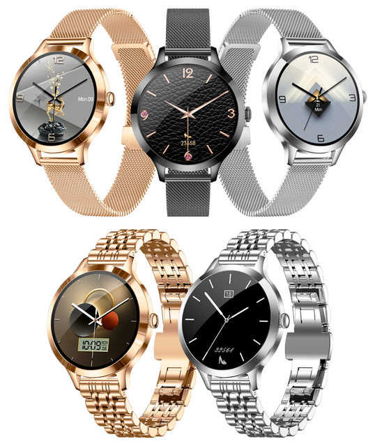 New Arrival Small Smart Watch 1.04 Inch AMOLED Display Ultra Thin Fashion Smartwatch with Heart Rate Blood Oxygen Monitor