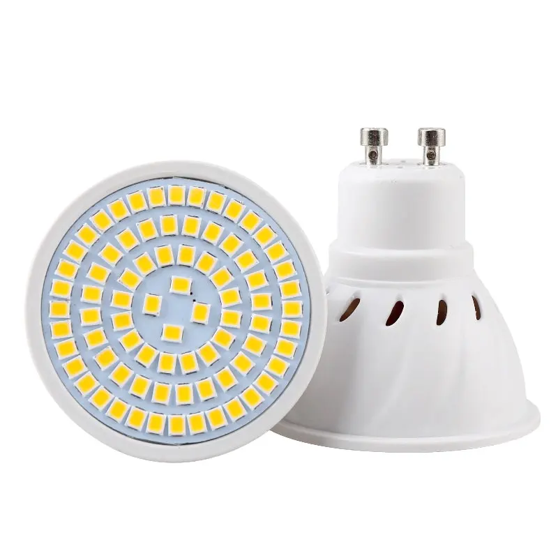 โคมไฟสปอร์ตไลท์ LED,E27 E14 MR16 GU10 B22 V 48 60 80จุดหลอดไฟ LED สำหรับปลูกต้นไม้220