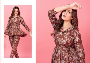 Nueva colección Rayon Co Ords Set para mujer Perfect Party and Outdoor Wear Ropa elegante para mujer de proveedor indio - Product Image 2