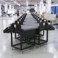 Machine de tri de colis de type Z avec station de mesure DWS pour l'automatisation des entrepôts