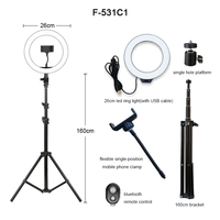 Anneau lumineux LED circulaire de 160 cm avec fonction de gradation et télécommande pour téléphone portable, idéal pour les diffusions en direct sur YouTube, les vlogs et les selfies