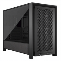 Boîtier PC tour moyenne CORSAIR 4000D RS modulaire à haut débit d'air, 3 ventilateurs CORSAIR RS, système de montage de ventilateur InfiniRail, 360 mm