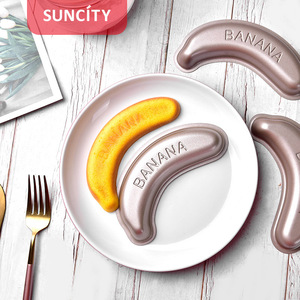 Suncity Banana Cake <b>Mold</b> 3pcs Non-Stick Baking Pan For Oven Use - Product Image 4