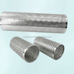 Cilindro de Filtro de Acero Inoxidable Personalizado, Malla Filtrante Cilíndrica, Cilindro de Malla Filtrante Tipo <span class=keywords><strong>Y</strong></span> 304/316 para Uso en Filtración - Product Image 1