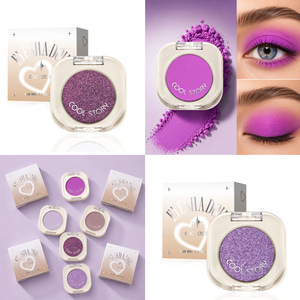 COOL STORY Fard à paupières violet pailleté, fini brillant, résistant aux bavures, longue tenue, certifié CPNP, 1,7 g, moyen, marque privée - Product Image 6