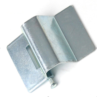 Charnière de porte accordéon pour serrure de panneau de boîte en fer blanc en acier inoxydable et alliage de zinc avec cylindres pour boîte à outils