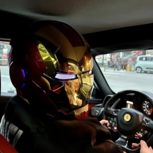 Masque électronique <span class=keywords><strong>Iron</strong></span> <span class=keywords><strong>Man</strong></span> 2026 UK Mk5 Jarvis avec commandes vocales, fonctionnel, Autoking, <span class=keywords><strong>Casque</strong></span> <span class=keywords><strong>Iron</strong></span> <span class=keywords><strong>Man</strong></span> - Product Image 2