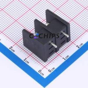 MX35S-8.25-02P-BK01-Cu-S-A Barrier Terminal Block Through hole,P=8.25mm Connector Two Sides 8.25mm 1x2P Straight Pin - Product Image 2