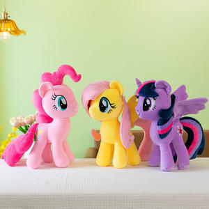 Nouvelle peluche mignonne de <span class=keywords><strong>poney</strong></span> de 30 à 50 cm, jouet en peluche d'animal mignon, coussin, cadeau de couple pour enfants, vente en gros - Product Image 2