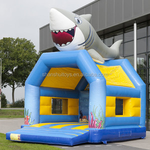 Trampolín de salto comercial <span class=keywords><strong>Shark</strong></span>, casa hinchable, castillo hinchable a la venta - Product Image 2