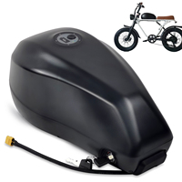 Batterie lithium pour vélo électrique 48V, style réservoir de carburant, 20Ah, 30Ah, 35Ah, 25Ah, courant de décharge adapté aux vélos électriques de montagne et trottinettes électriques de 350W à 2500W