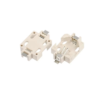 Support de pile CR1632 à montage traversant SMD, compatible avec les connecteurs PC, équivalent 1:1 aux normes industrielles JIATEL