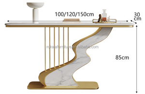 Table <span class=keywords><strong>console</strong></span> moderne de salon et de couloir Table <span class=keywords><strong>console</strong></span> d'art en dalle de roche créative contre le mur Table <span class=keywords><strong>console</strong></span> de <span class=keywords><strong>rangement</strong></span> de haute qualité - Product Image 6