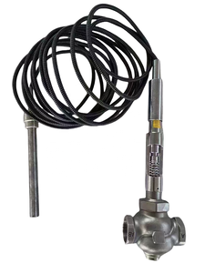 Válvula de Control de Temperatura Autooperable Sin Electricidad |   Válvula Termostática con Brida para Calderas y Sistemas de Agua Caliente HVAC - Product Image 3