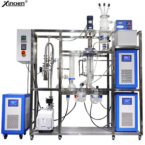 Destilador de ruta corta de alta eficiencia Evaporador de película limpia
