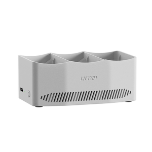 Hub de charge parallèle LKTOP Flip, chargeur rapide portable à 3 emplacements pour batteries de quadricoptères DJI avec rangement et affichage - Product Image 1