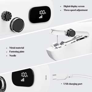 Máquina <span class=keywords><strong>de</strong></span> <span class=keywords><strong>Coser</strong></span> Portátil Recargable con Pantalla Digital, Mini Kit <span class=keywords><strong>de</strong></span> Costura Inalámbrico para Reparaciones Rápidas - Product Image 4