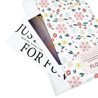 Carnet A5 en cuir PU rétro à fleurs créatif, nouvelle arrivée, mignon, pour étudiante, journal décoré, écriture facile, cadeau scolaire