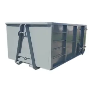 Hook lift hook lift bin truck scrap bin dumpster for recycling waste metal bin for sale