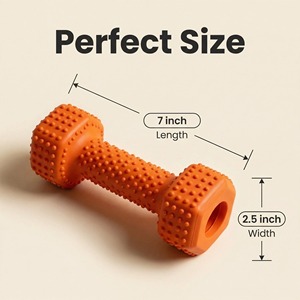 Juguete Masticable para Mascotas, Personalizado, Prácticamente Indestructible, de TPR, Duradero, Seguro, No Tóxico, de Caucho Natural, Interactivo, Huesos para Perros - Product Image 3
