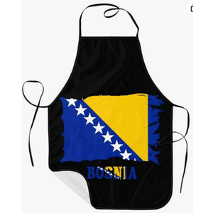 Delantal Personalizado con Bandera de México, Haití, Estados Unidos, Bosnia y Herzegovina, Delantal de Cocina para Animar el Mundial de Fútbol 2026 - Product Image 1