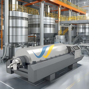 Горизонтальная спиральная центрифуга LWS для трехфазной сепарации с двигателем и подшипником для переработки отработанного масла - Product Image 2