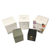 Boîtes en papier personnalisées de luxe haut de gamme pour bougies parfumées, vente chaude, boîte cadeau pour bougies